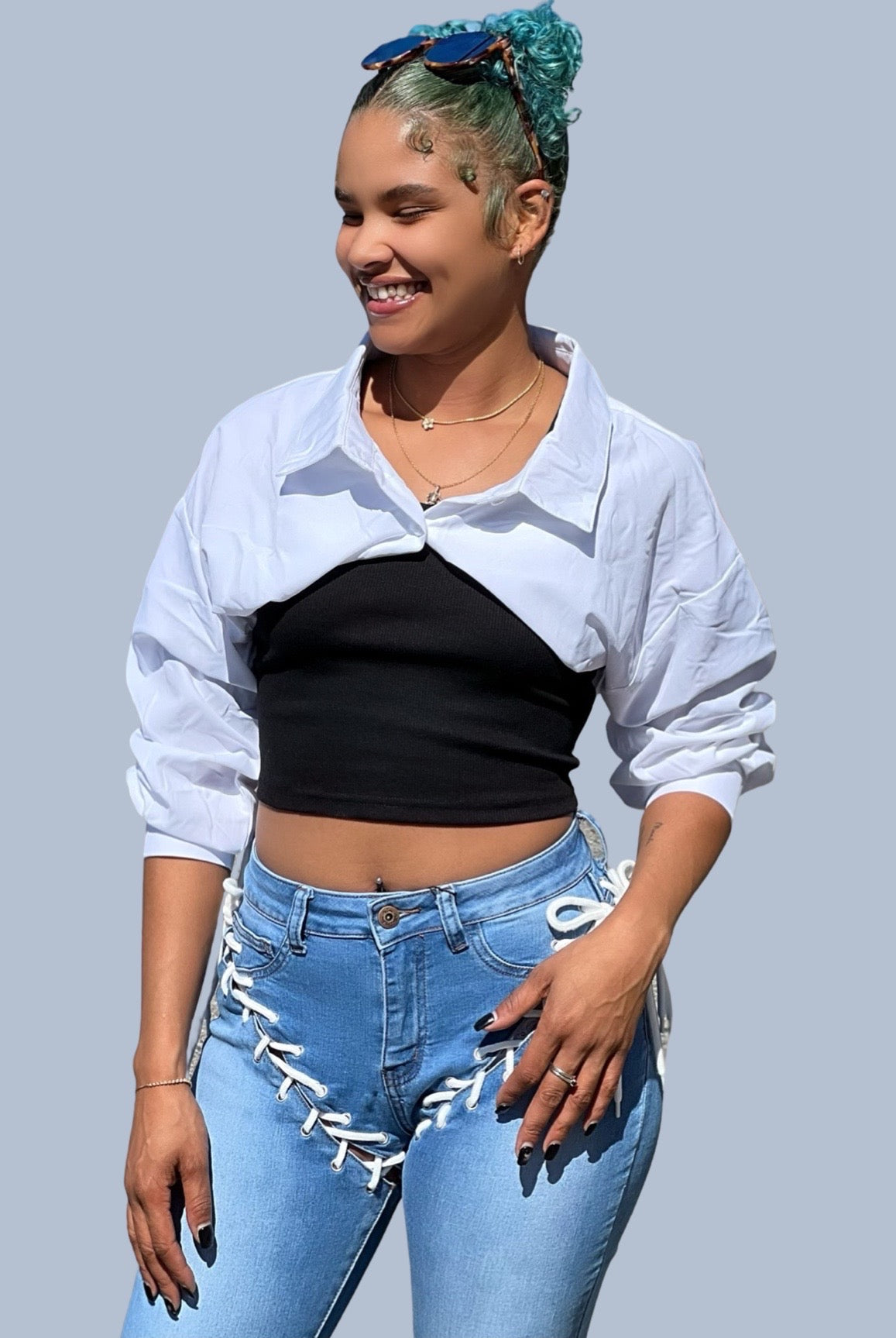 Spoiled..Built In Long Sleeve Crop Top – Swagg Bootique LLC